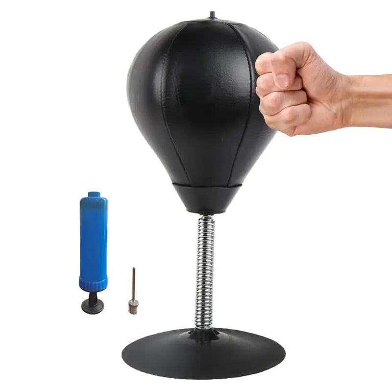 Punching Bag Desktop Punching Bag Stress Buster With Suction Cup Desk Table Boxing Punch Ball Suction Cup Reduce Tension Toys