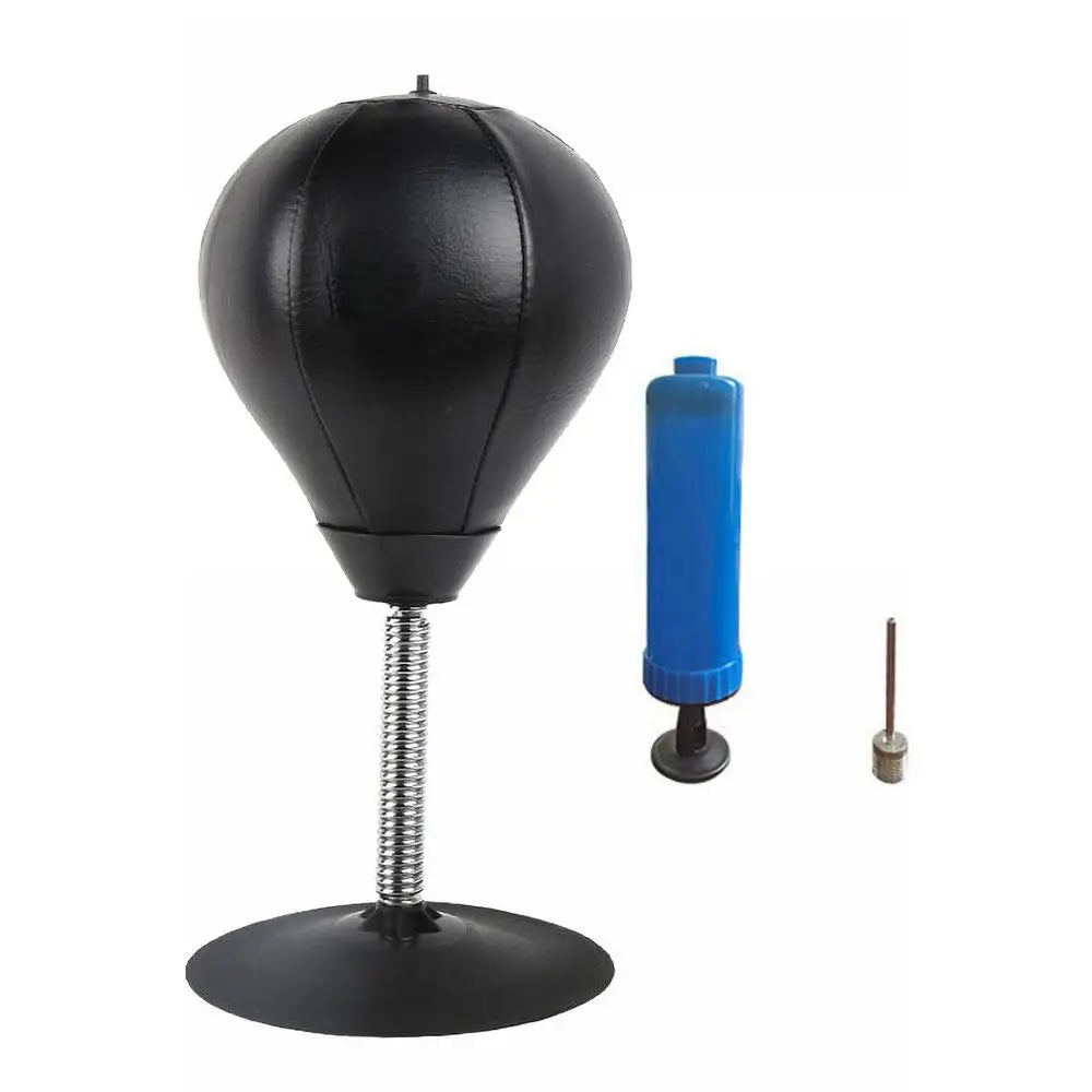 Punching Bag Desktop Punching Bag Stress Buster With Suction Cup Desk Table Boxing Punch Ball Suction Cup Reduce Tension Toys